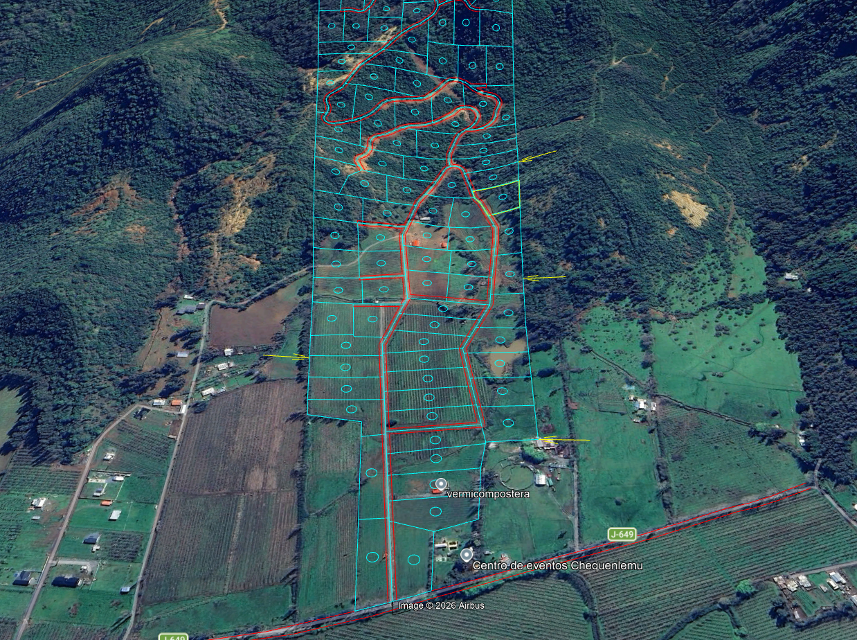 Vista satelital Chequenlemu
