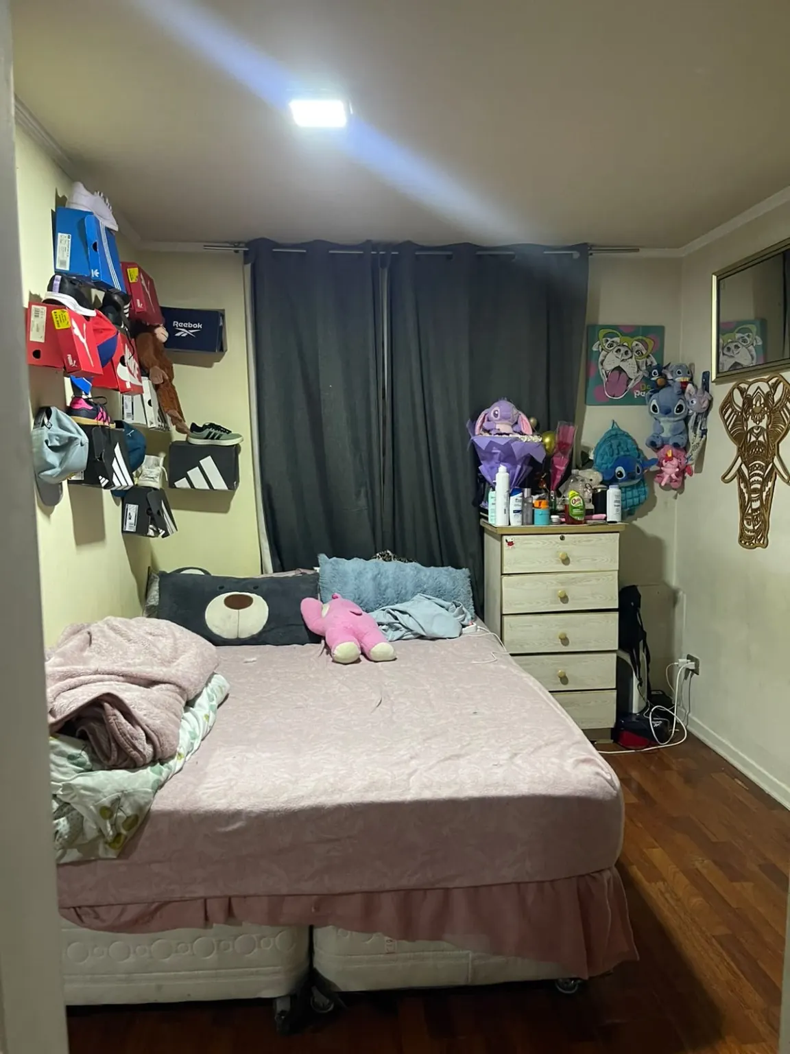 Dormitorio del departamento 1308